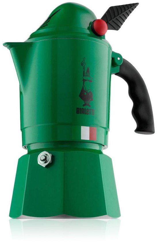Bialetti Alpina percolator 1-2-kops aluminium compact design review Alpentroepen